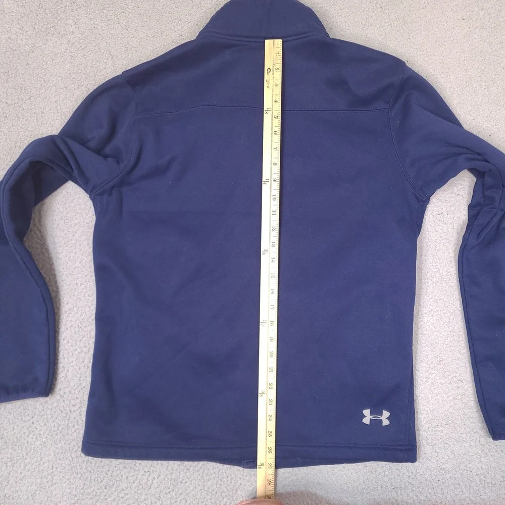 Under Armour Storm1‎ Navy Blue Full Zip Jacket Men's Size LG Fleece Lined